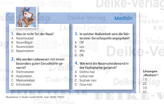 Nase und Geruch - Quiz