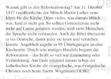 Warum gibt es den Reformationstag?