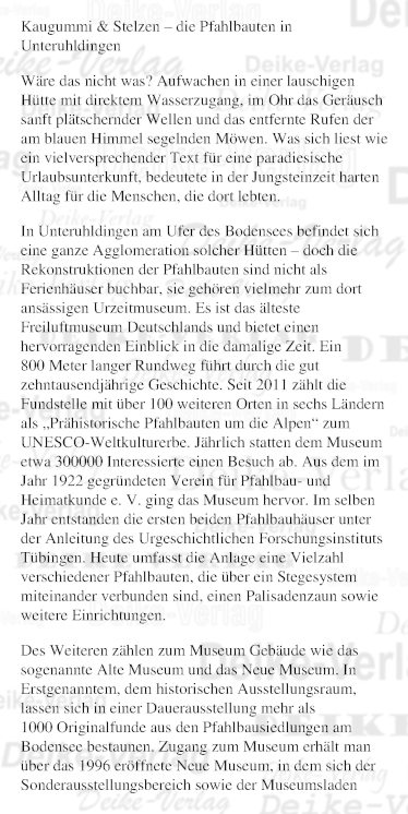 Unteruhldingen am Bodensee