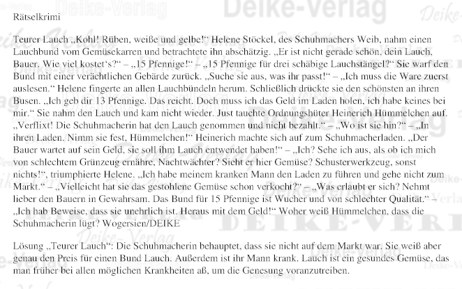 Teurer Lauch ( Heinerich Hümmelchen)