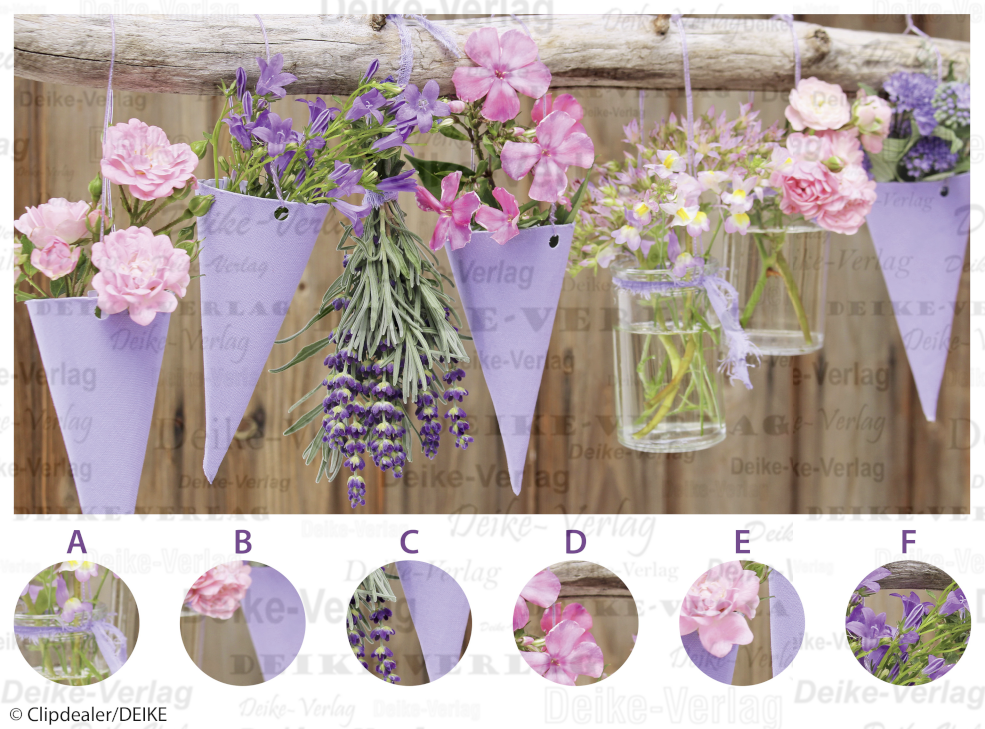 Blumenampel - Einer fällt aus der Reihe