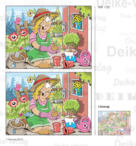 Gartenarbeit - Fehlerbild KW 1125