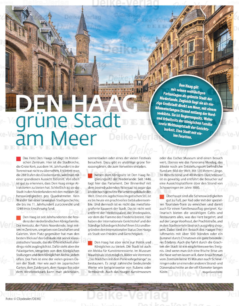 Den Haag - grüne Stadt am Meer