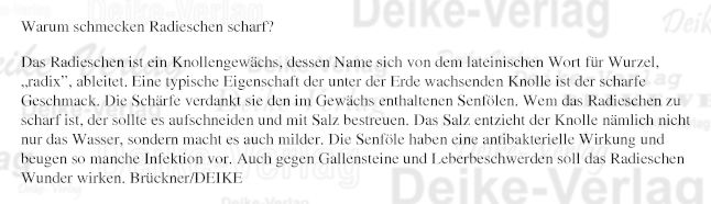 Warum schmecken Radieschen scharf?