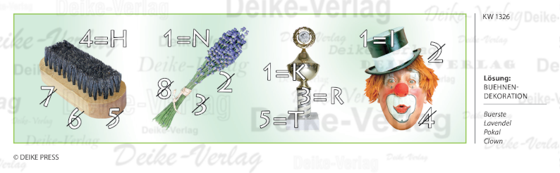 Bühnendekoration - Rebus KW 1326