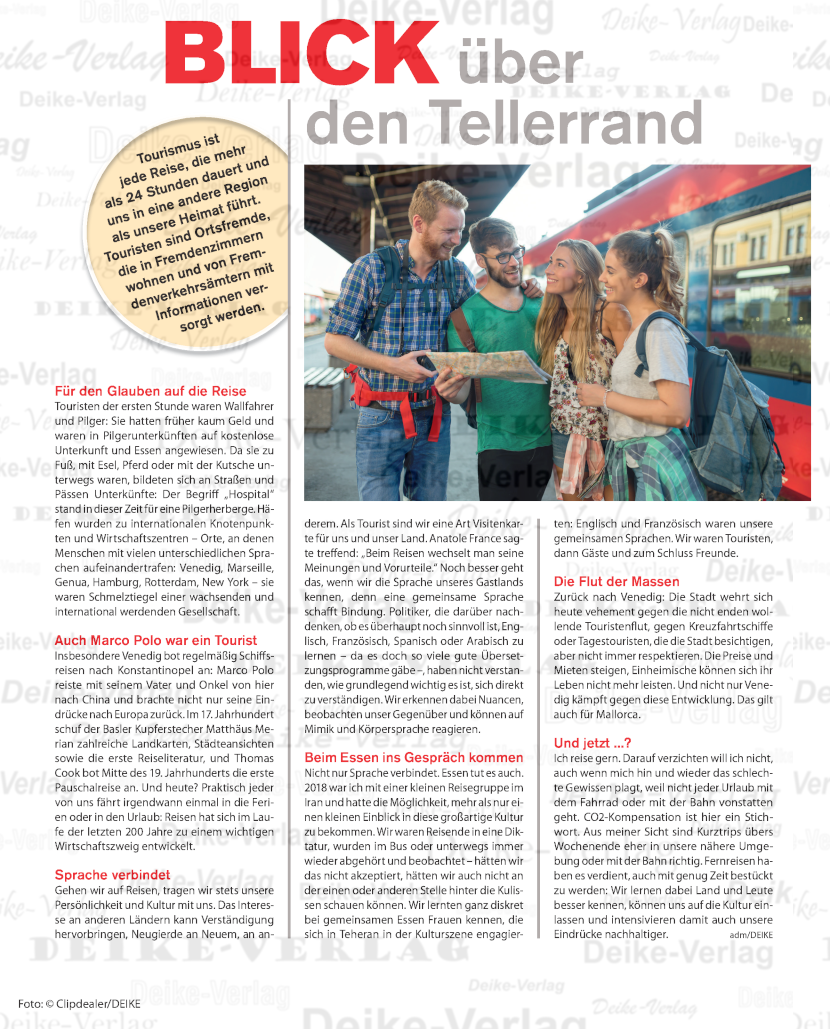 Blick über den Tellerrand