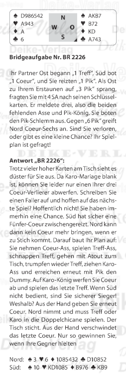 Bridgeaufgabe KW 2226