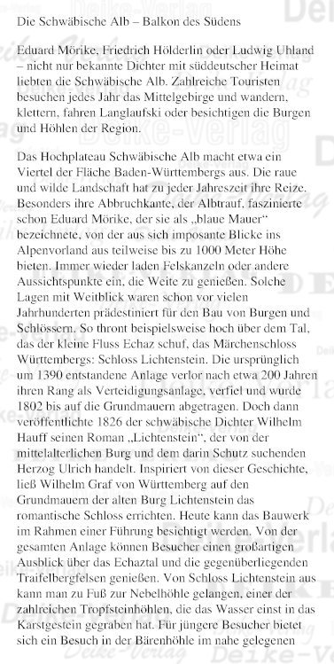 Die Schwäbische Alb