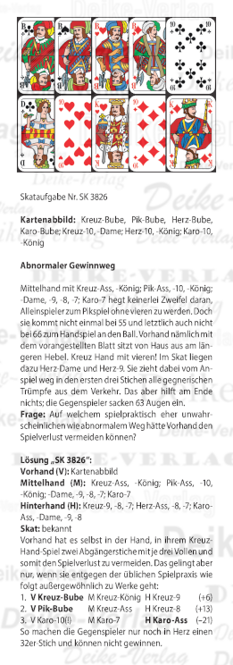 Skataufgabe KW 3826