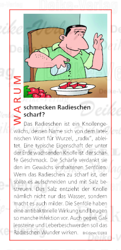 Warum schmecken Radieschen scharf?