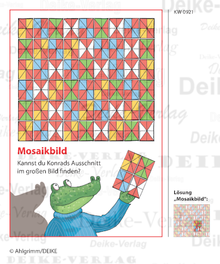 Mosaik - Konrad das Krokodil