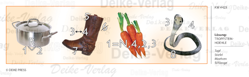 Tropfsteinhöhle - Rebus KW 4423