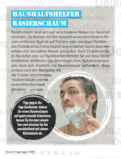Haushaltshelfer Rasierschaum