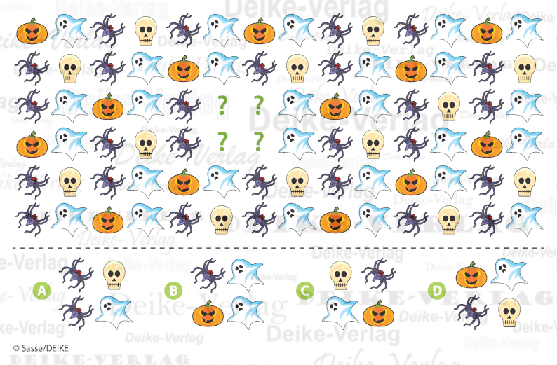 Halloween - Logische Reihe