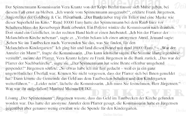 Der Spinnenmann (Kommissarin Vera Kranz) 201606