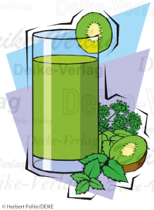 Smoothie in Grün
