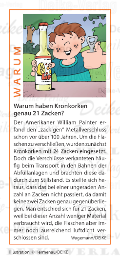 Warum haben Kronkorken genau 21 Zacken?