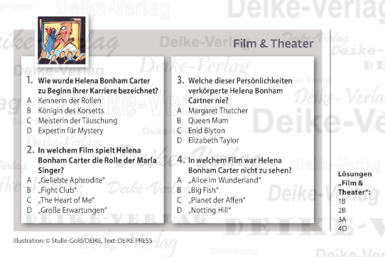 Helena Bonham Carter - Quiz