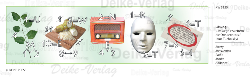 Umwege erweitern ... - Rebus KW 3325