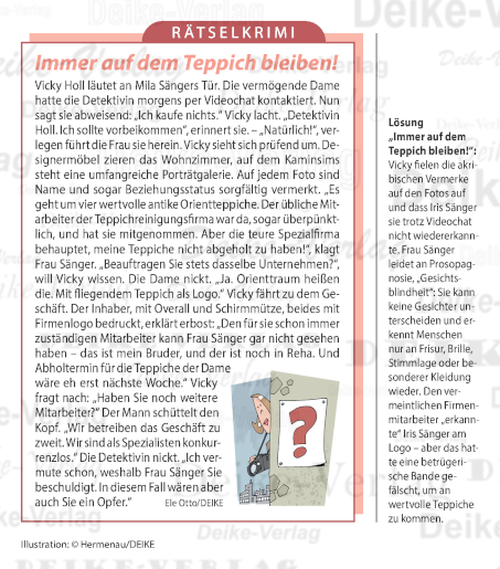 Immer auf dem Teppich bleiben (Vicky Holl)