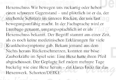 Hexenschuss
