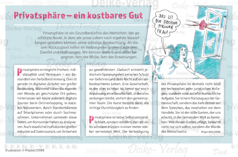 Privatsphäre - ein kostbares Gut