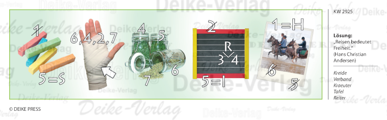 Reisen bedeutet Freiheit - Rebus KW 2925