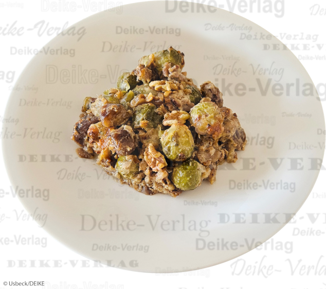 Rosenkohl-Maronen-Auflauf