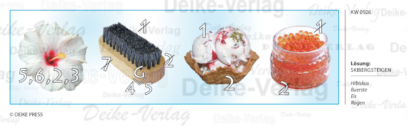 Skibergsteigen - Rebus KW 0926