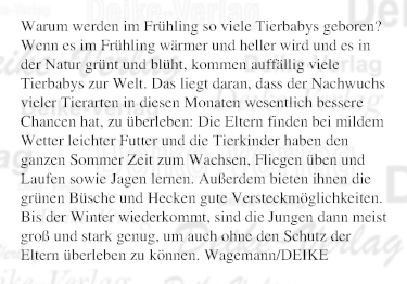 Warum werden im Frühling so viele Tierbabys geboren?