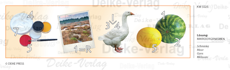 Mikroorganismen - Rebus KW  3225