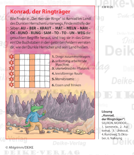 Sauron, Mordor  - Konrad das Krokodil KW 4126