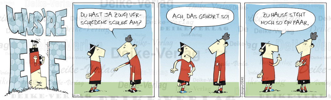 Verschiedene Schuhe - Unsere Elf 4420