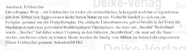 Ausdruck: Feldstecher