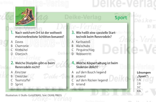 Rodeln - Quiz