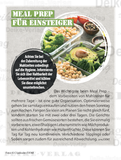 Meal Prep für Einsteiger