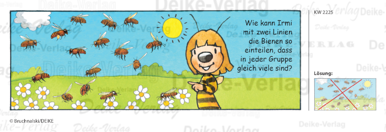 Bienen  - Irmi die Rätselbiene KW 2225