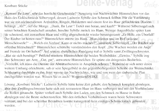 Kostbare Stücke (Hümmelchen)