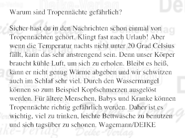 Warum sind Tropennächte gefährlich?