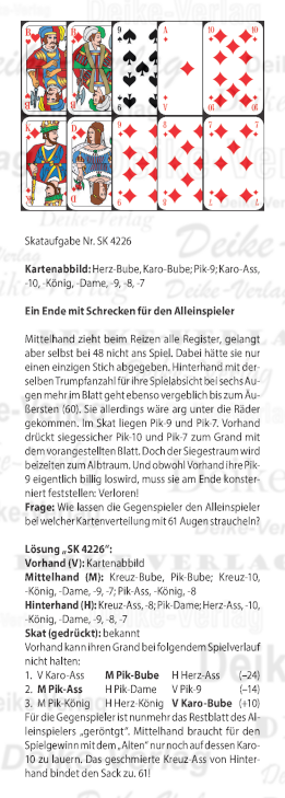 Skataufgabe KW 4226