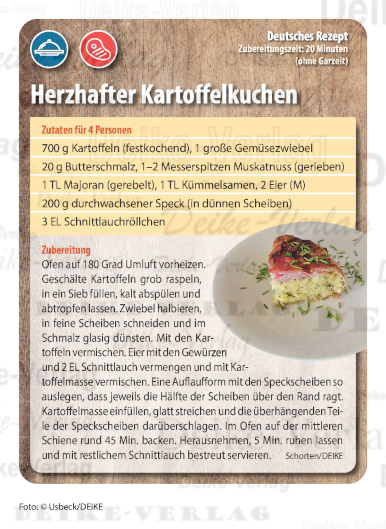 Herzhafter Kartoffelkuchen