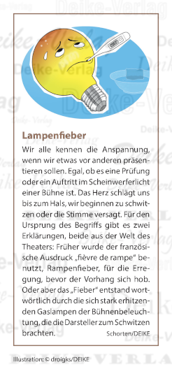 Lampenfieber