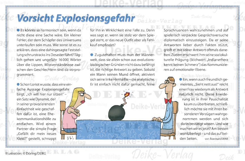 Vorsicht Explosionsgefahr