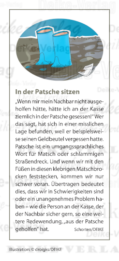 In der Patsche sitzen