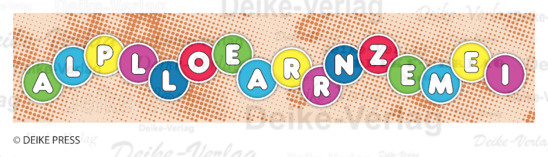 Porzellanmalerei - Buchstabensystem