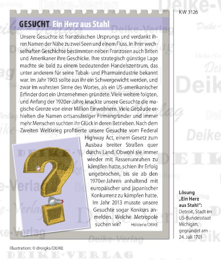 Detroit - Personenrätsel KW 3126