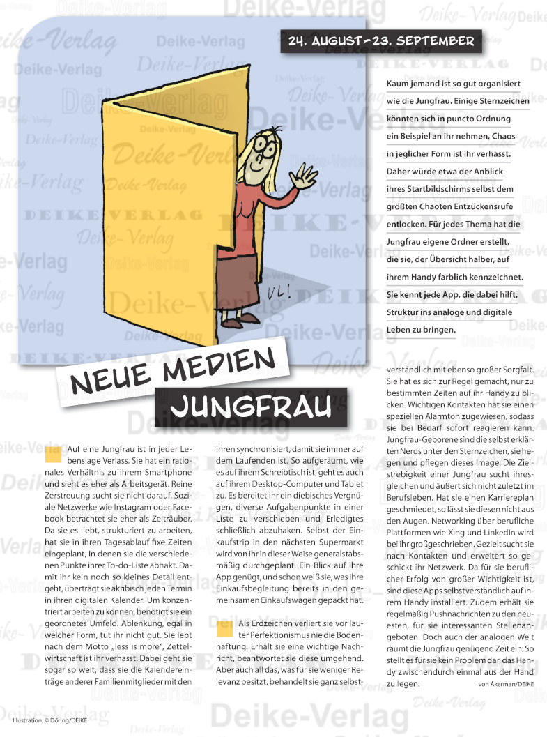 Sternzeichencharakteristiken: Jungfrau (Musik)