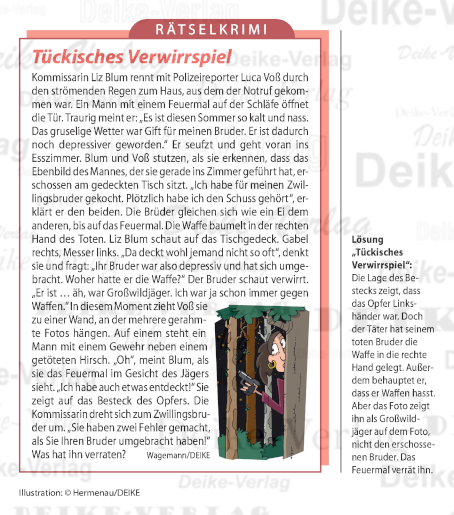 Tückisches Verwirrspiel (Liz Blum)