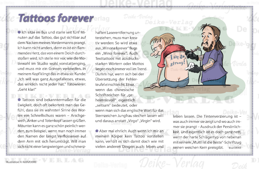 Tattoos forever