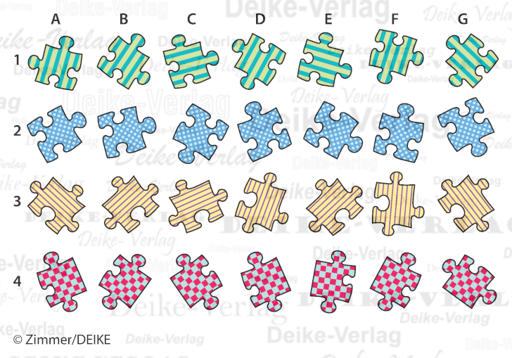 Puzzleteile - Drehwurm